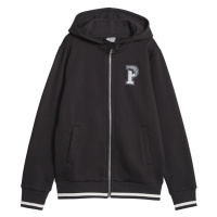 Puma PUMA SQUAD FULL ZIP HOODIE FL B Černá