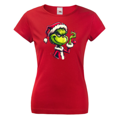 Dámské triko Grinch - skvělé vánoční triko BezvaTriko