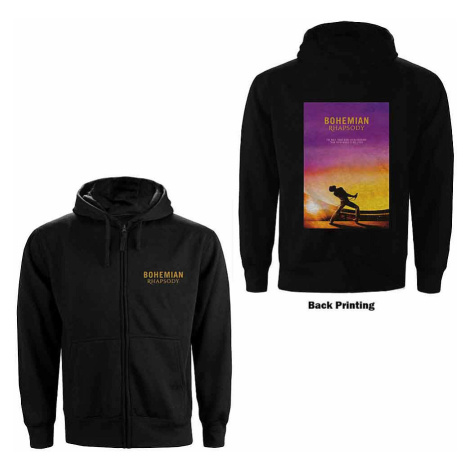 Queen mikina, Bohemian Rhapsody Movie Poster Zipped BP Black, pánská RockOff