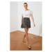 Trendyol Black Flowy Knitted Skirt