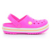 pantofle Crocs Crocband Clog K - Electric Pink/Cantaloupe