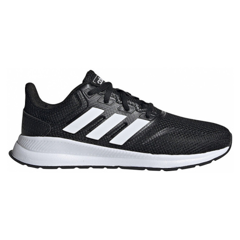 Černobílá dětská obuv Adidas Runfalcon