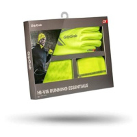Grip Grab Balení rukavice/šátek a čepice Hi-Vis Running Essentials v dárkovém balení vel.L
