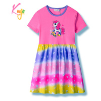 Dívčí šaty - KUGO HS9286, sytě růžová Barva: Růžová