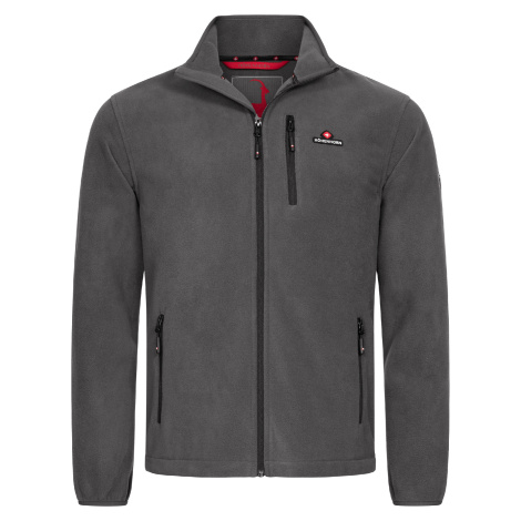 HÖHENHORN Pánská flísová mikina s límcem HOHENHORN Eigler Barva: Šedá Höhenhorn