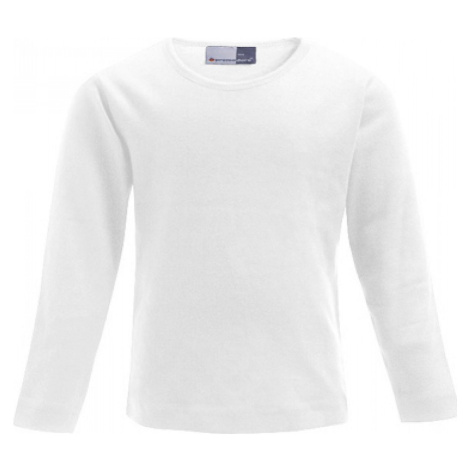 Promodoro Dětské teplé tričko s dlouhým rukávem 100% bavlna