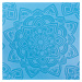 Gumová jóga podložka Sportago Šánti 183x66 cm - světle modrá