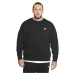 Nike Club Crew Mens Fleece Black/White Fitness mikina