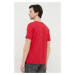 Bavlněné tričko Alpha Industries červená barva, s potiskem, 188505.328-SpeedRed