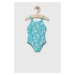 Jednodílné plavky pro miminko zippy tyrkysová barva