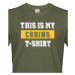 Pánské tričko pro programátory This is my Coding Tshirt