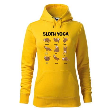 DOBRÝ TRIKO Dámská mikina s potiskem Sloth yoga