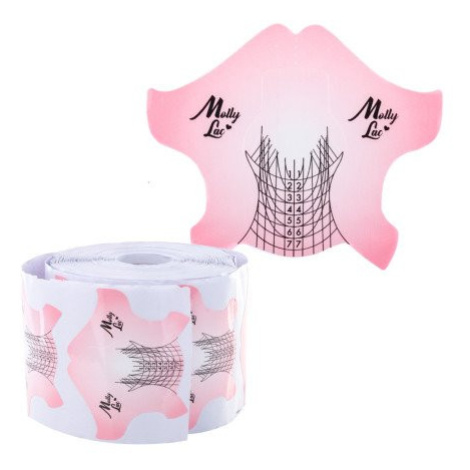 Šablony na nehty Molly Salon Line 500ks růžové Allepaznokcie