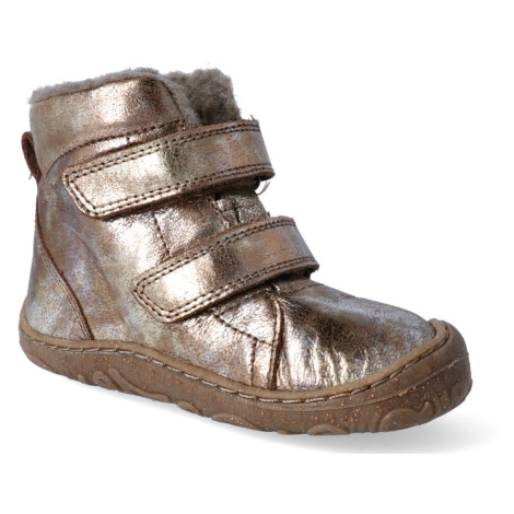 Barefoot zimní obuv Froddo - Narrow Wool Gold