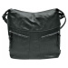 Velký černý kabelko-batoh z eko kůže Crissie