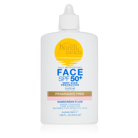 Bondi Sands SPF 50+ Fragrance Free Tinted Face Fluid tónovací ochranný krém na obličej SPF 50+ 5