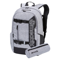 Meatfly batoh Basejumper Grey Heather 22 L + PENÁL ZDARMA | Šedá