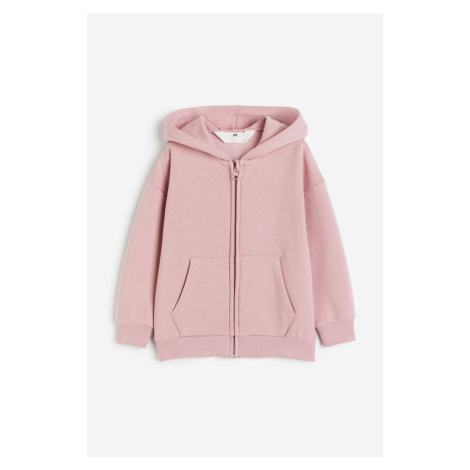 H & M - Bunda na zip's kapucí - růžová H&M