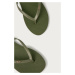 Žabky Roxy Viva dámské, zelená barva, na plochém podpatku, ARJL100683