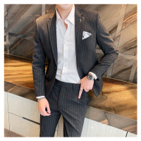 Kancelářský set pánský oblek business sako a kalhoty