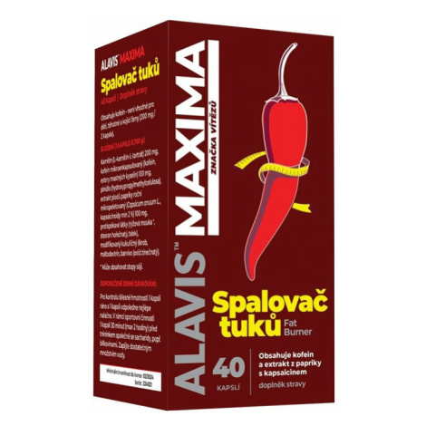 ALAVIS Maxima spalovač tuků 40 kapslí