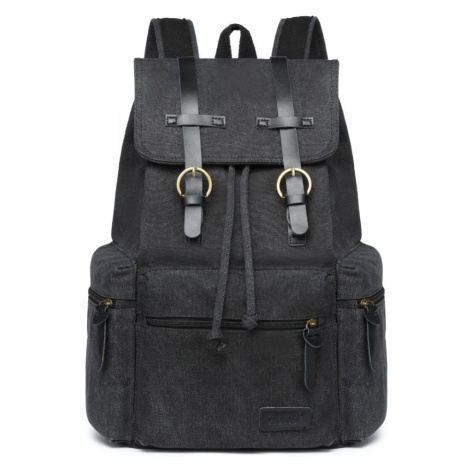 Velký outdoorový multifunkční pánský batoh Kono - černý - 18L