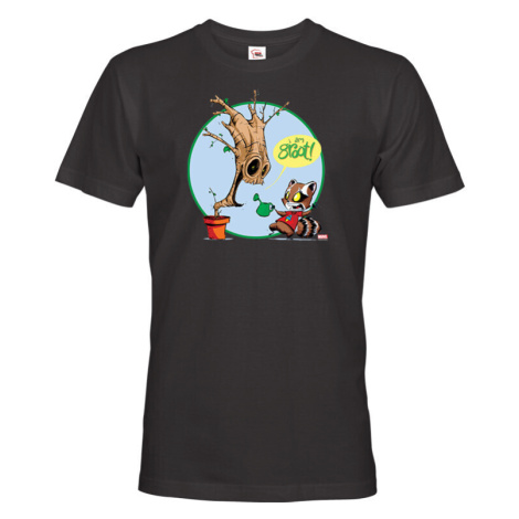 Pánské tričko s potiskem Groot - ideální dárek pro fanoušky Marvel BezvaTriko