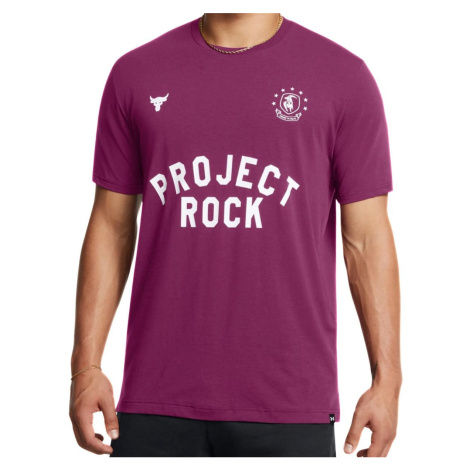 Under Armour UA Project Rock SS Badge Of Honor M 1386890-505 - purple