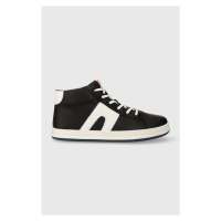 Dětské kožené sneakers boty Camper K900349 35-38 Runner Four Kids černá barva