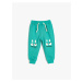 Koton Jogger Sweatpants with Waist Tie and Monster Print