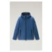 Bunda woolrich pacific soft shell jacket blue lobster