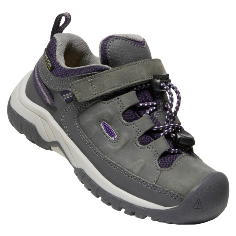 Keen Targhee Low Wp Dětská nízká treková obuv 10020994KEN magnet/tillandsia purple
