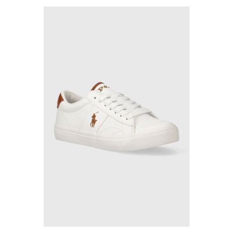 Dětské sneakers boty Polo Ralph Lauren bílá barva