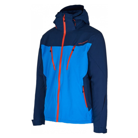 Pánská lyžařská bunda BLIZZARD-Mens Ski Jacket Stelvio, bright blue/dark blue/red Modrá