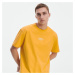 Reserved - Oversized tričko s plastickým potiskem - Žlutá
