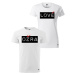Super plecháček Párová trička s vtipným potiskem Ožralové Barva: Černé pánské + Bílé dámské trič