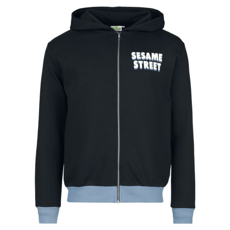 Sesame Street Krümelmonster - Me Can´t Stop Mikina s kapucí na zip černá