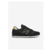 Zlato-černé dámské semišové boty New Balance 373