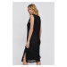 Šaty Lauren Ralph Lauren černá barva, mini, jednoduché