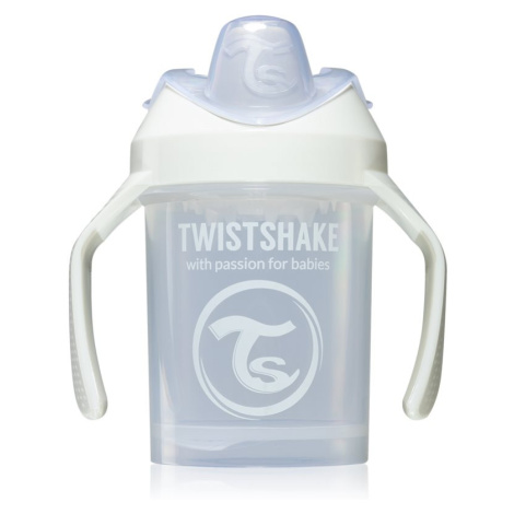 Twistshake Training Cup White tréninkový hrnek 230 ml