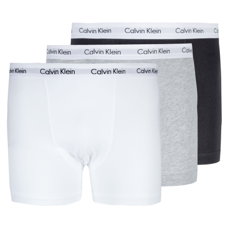 Pánské boxerky Calvin Klein s bílou gumou - set 3 ks