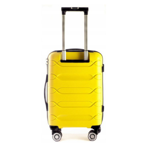 Rogal Žlutá sada prémiových plastových kufrů "Wallstreet" - M (35l), L (65l), XL (100l)