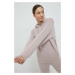 Mikina Guess BRENDA dámská, fialová barva, s kapucí, aplikací, V2YQ18 K7UW2