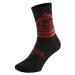 ROCDAY Cyklistické ponožky klasické - TRAIL - červená/černá