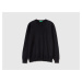 Benetton, Crew Neck Sweater In 100% Cotton