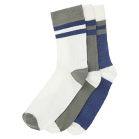 Trendyol Multi-Colored Unisex 3-Pack Cotton Striped Sock-Long Socks