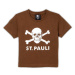 Dětské tričko St. Pauli Skull brown