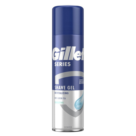 GILLETTE Series Sensitive Revitalizing Gel na holení se zeleným čajem 200 ml