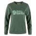 Fjällräven Logo Sweater W Deep Patina - Misty Green
