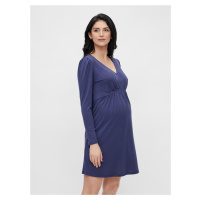 Modré těhotenské šaty Mama.licious Analia